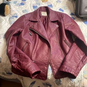 Maroon jacket from Ashley Outerwear.
